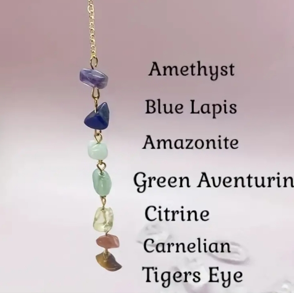 ✨New✨ Best seller! 🧘Chakra Chain Necklace - Picture 4 of 4